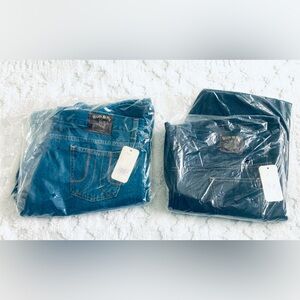 2pr Run & Fly Mens Jeans Denim 38L Indigo JM1550 Blue JM331 Flare Bellbottom NWT